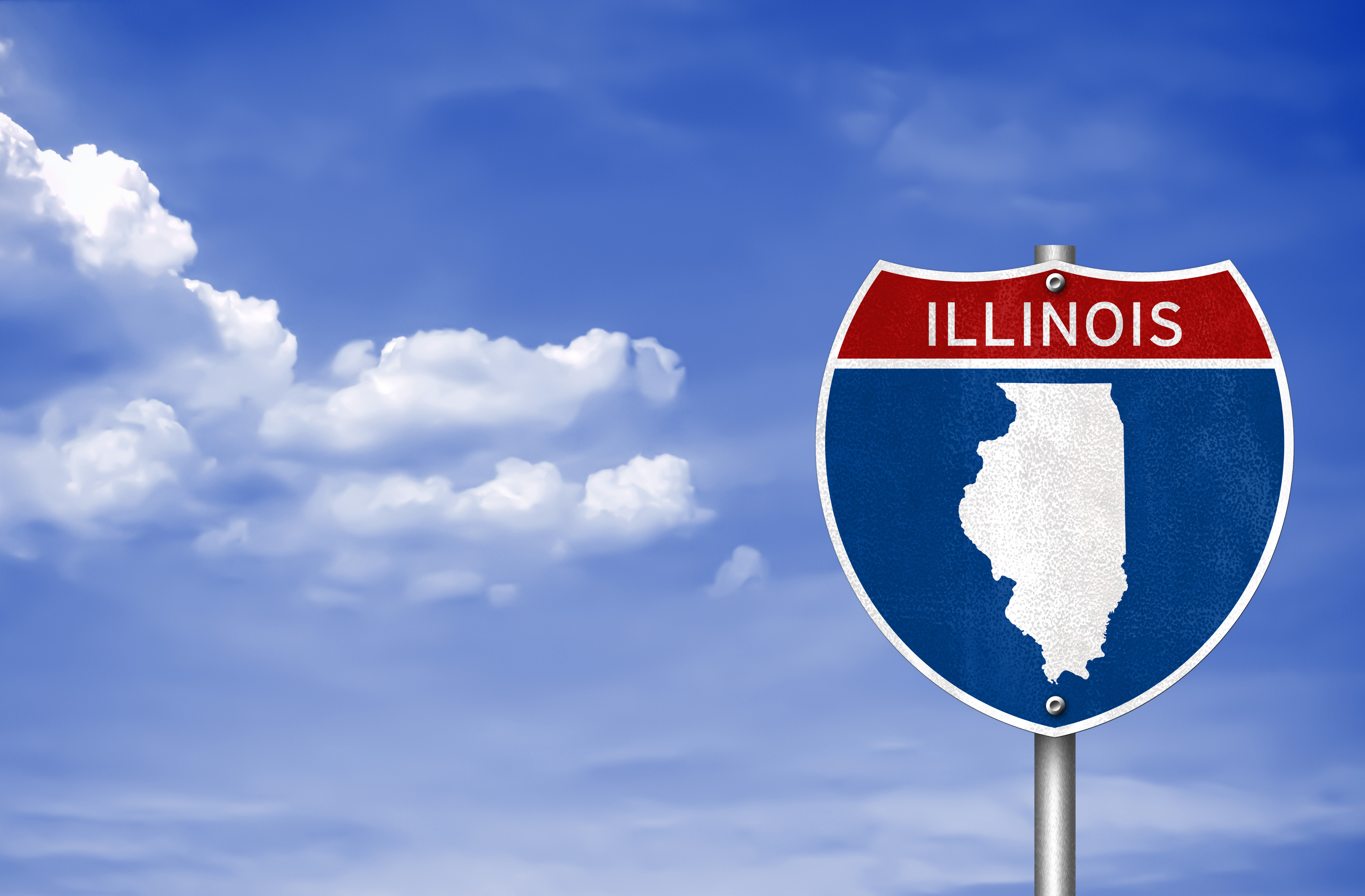 illinois-car-sign-blue-sky