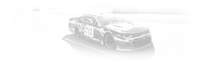 El auto de carreras de Daniel Suárez chevrolet auspiciado por Freeway con el numero 99 en blanco y negro suave para un fondo