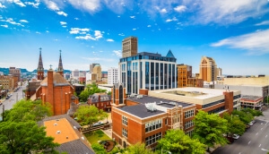 Paisaje del centro de Birmingham, Alabama