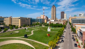 Parque en Des Moines, Iowa