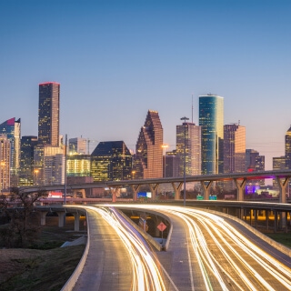 Paisaje del centro de Houston, Texas