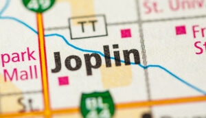 Mapa de Joplin, Missouri