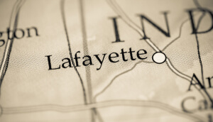 Mapa de Lafayette, Indiana