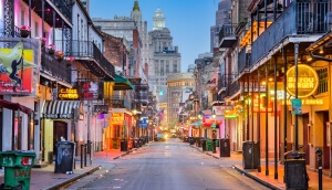 Bourbon Street en New Orleans, Luisiana