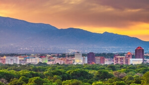 Paisaje de Albuquerque, New Mexico