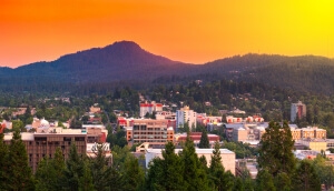 Atardecer en Eugene, Oregon