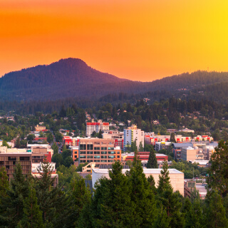 Atardecer en Eugene, Oregon