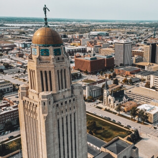 Capitolio de Nebraska en Lincoln, Nebraska