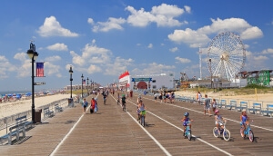 Paseo marítimo en Ocean City, New Jersey