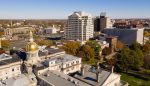 Domo del capitolio en Trenton, New Jersey