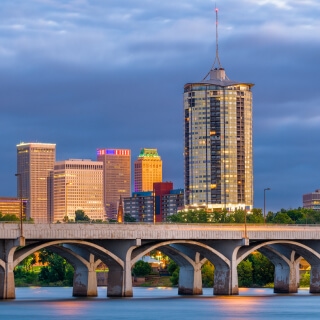 Paisaje del centro de Tulsa, Oklahoma