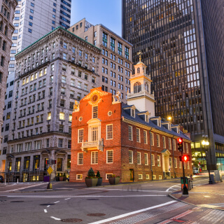 Antigua Casa de Gobierno en Boston, Massachusetts