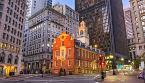 Antigua Casa de Gobierno en Boston, Massachusetts