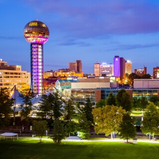 Horizonte de la ciudad de Knoxville, Tennessee