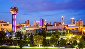 Horizonte de la ciudad de Knoxville, Tennessee