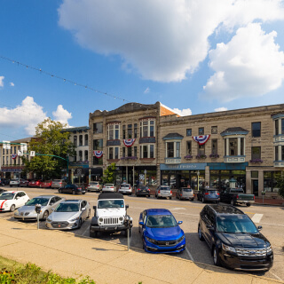 Avenida Kirkwood en Bloomington, Indiana