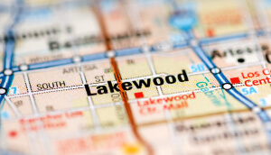 Mapa de Lakewood, California