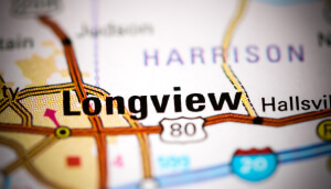 Mapa de la ciudad de Longview, Texas