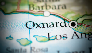 Mapa de la ciudad de Oxnard, California.