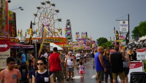 Feria tradicional de la ciudad de Fond du Lac, Wisconsin.