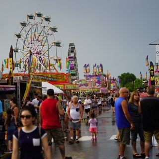 Feria tradicional de la ciudad de Fond du Lac, Wisconsin.