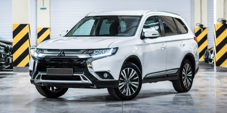 Mitsubishi outlander PHEV at Mitsubishi Motors' 60th anniversary on August 12, 2023 in Pasay, Philippines.