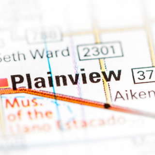 Plainview, Texas en un mapa.