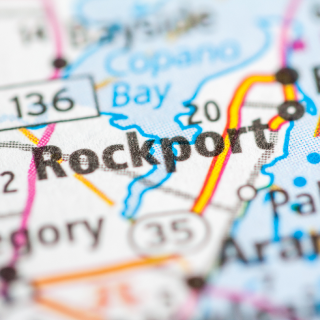 Rockport, Texas en el mapa.