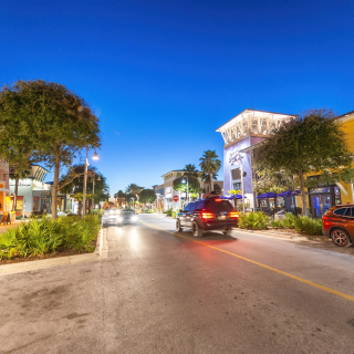 Calles de Port Lagoon en Panama City, Florida – Panama City, seguro de auto barato en Florida.