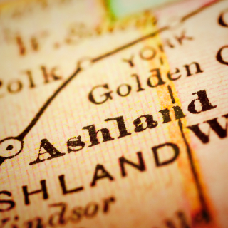 Mapa de Ashland, Ohio - Ashland, seguro de auto barato en Ohio.
