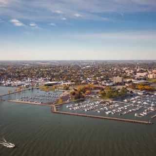 Costa de la bahía del lago Erie en Sandusky, Ohio - Sandusky, seguro de auto barato en Ohio.