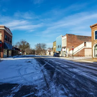 Calle con nevada en Sidney, Ohio - Sidney, seguro de auto barato en Ohio.
