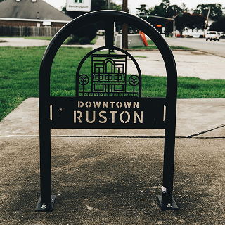 Letrero del centro de Ruston, Luisiana – Seguro de carro barato en Luisiana