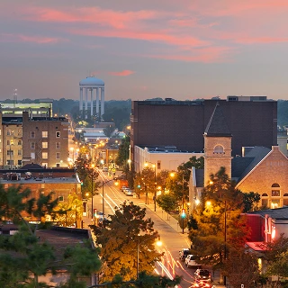 Horizonte de la ciudad de Columbia en Missouri – Seguro de carro en Missouri